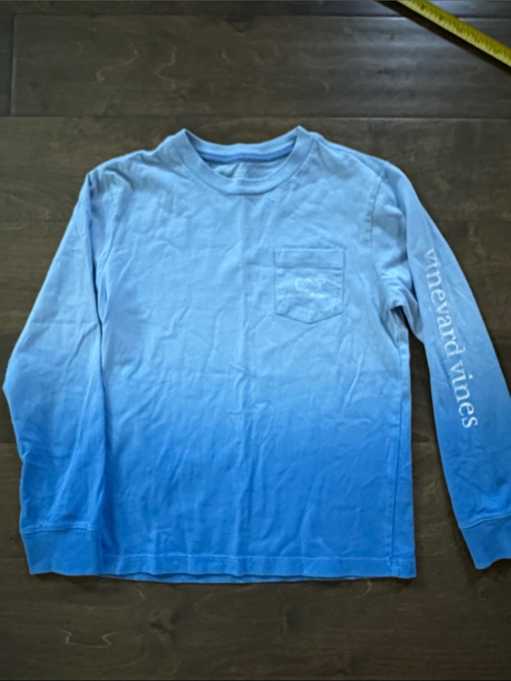 Vineyard Vines Blue Ombré Tee, Size 7.